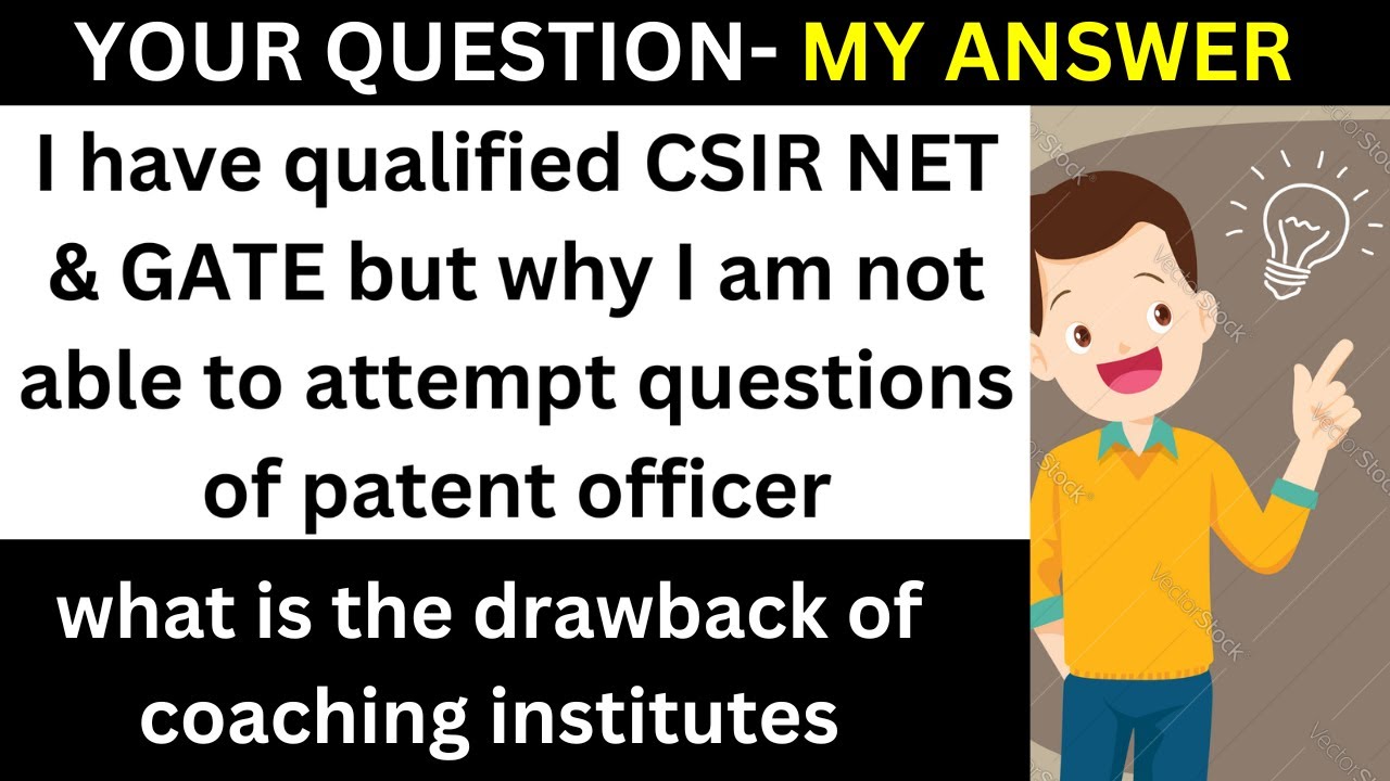 why you are not able to attempt questions of patent officer| patent officer| drawback of coaching