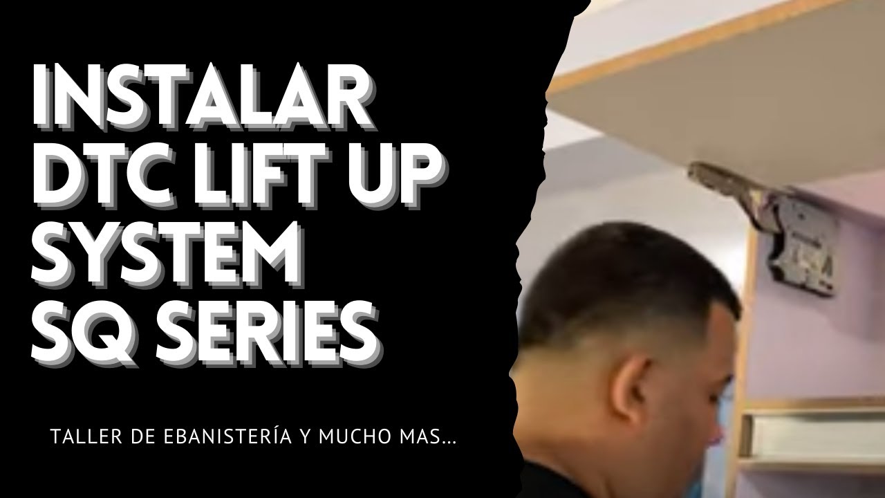 Instalar DTC Lift Up System SQ Series/ Sistemas de Levantamiento DTC #DTCLiftupSystems #kitchendoors