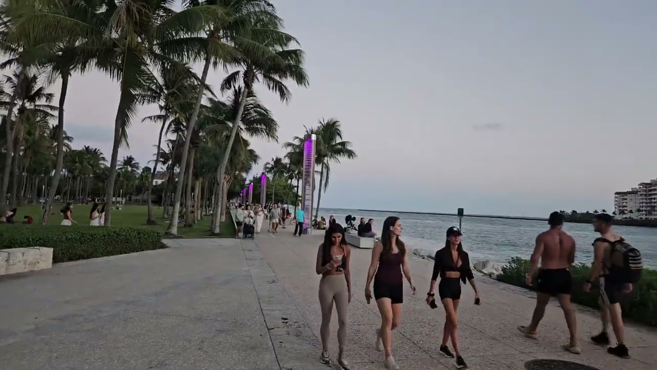 Miami Beach Spring Break 2026: South Pointe Park at Sunset