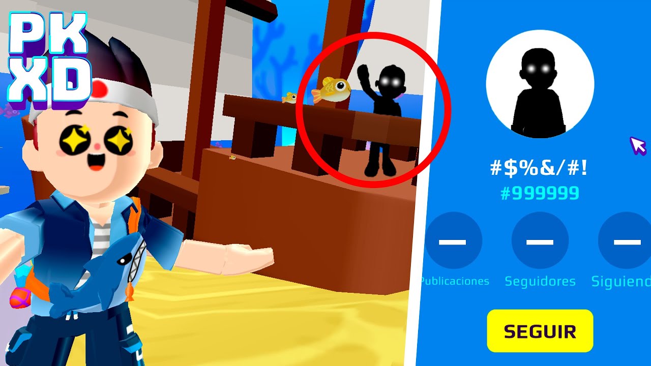 ENCONTRE UN JUGADOR DESCONOCIDO en la ACTUALIZAICON ACUATICA de PK XD 2025 - Oddy 🍿