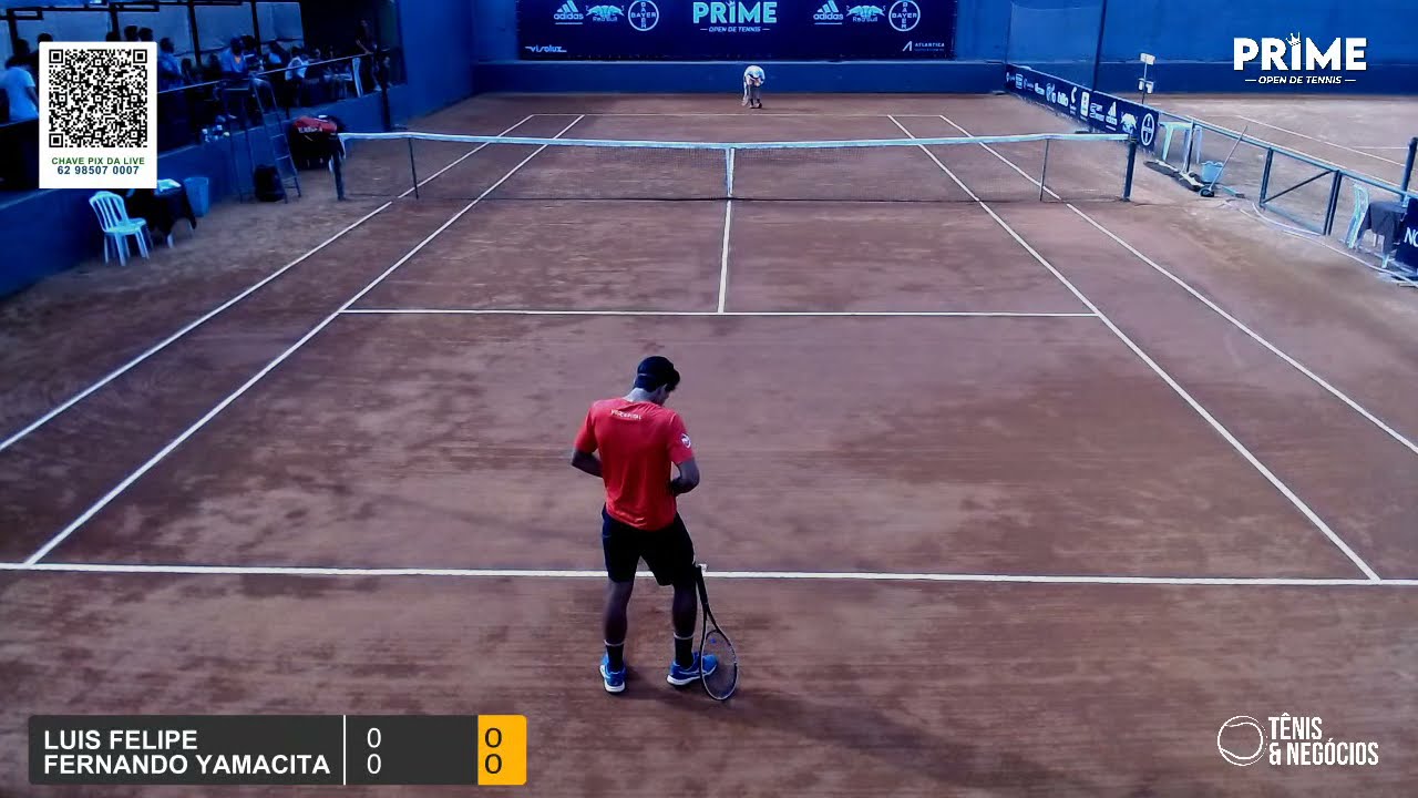 OPEN DE TENNIS - 1a CLASSE - SEMIFINAL  - LUIS FELIPE MIGUEL (GO) X FERNANDO YAMACITA (SP)