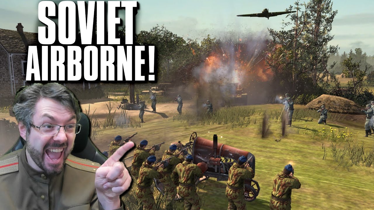 Soviet Airborne To The Rescue! - 4v4 - Company of Heroes 2