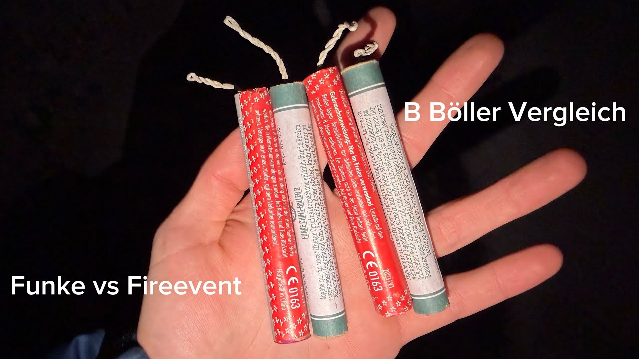 Funke vs Fireevent B Böller Vergleich 