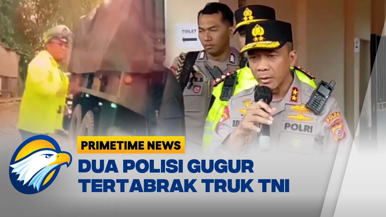 Tragedi Longsor di Cisarua, Dua Polisi Gugur Tertabrak Truk TNI -  [Primetime News]
