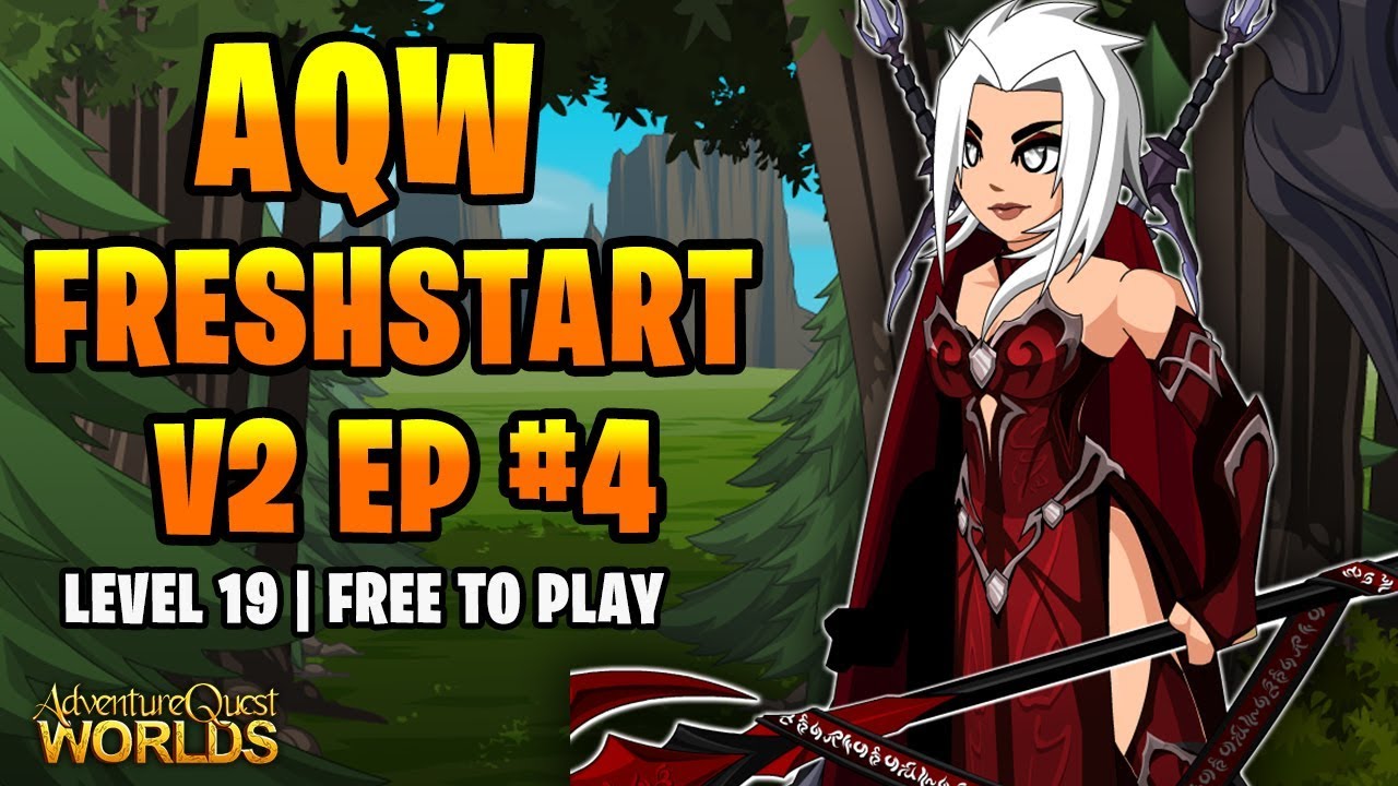 AQW Fresh Start V2 F2P Episode 4 - I GOT A NEW CLASS!