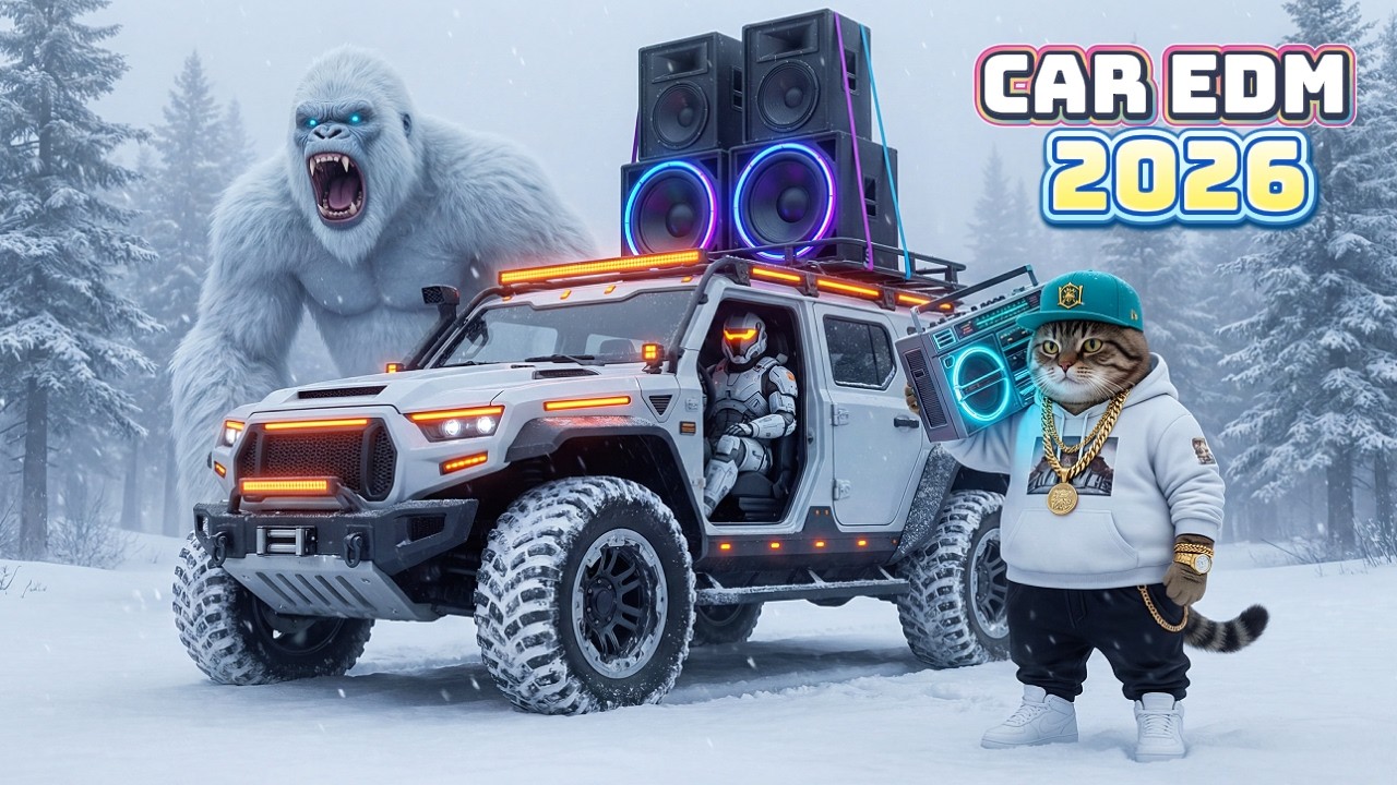 🚗 Музыка для автомобилей 2026 / 💥 Басовый дроп EDM ремикс 2026 / Клубный хит DJ микс / Ночная пое...