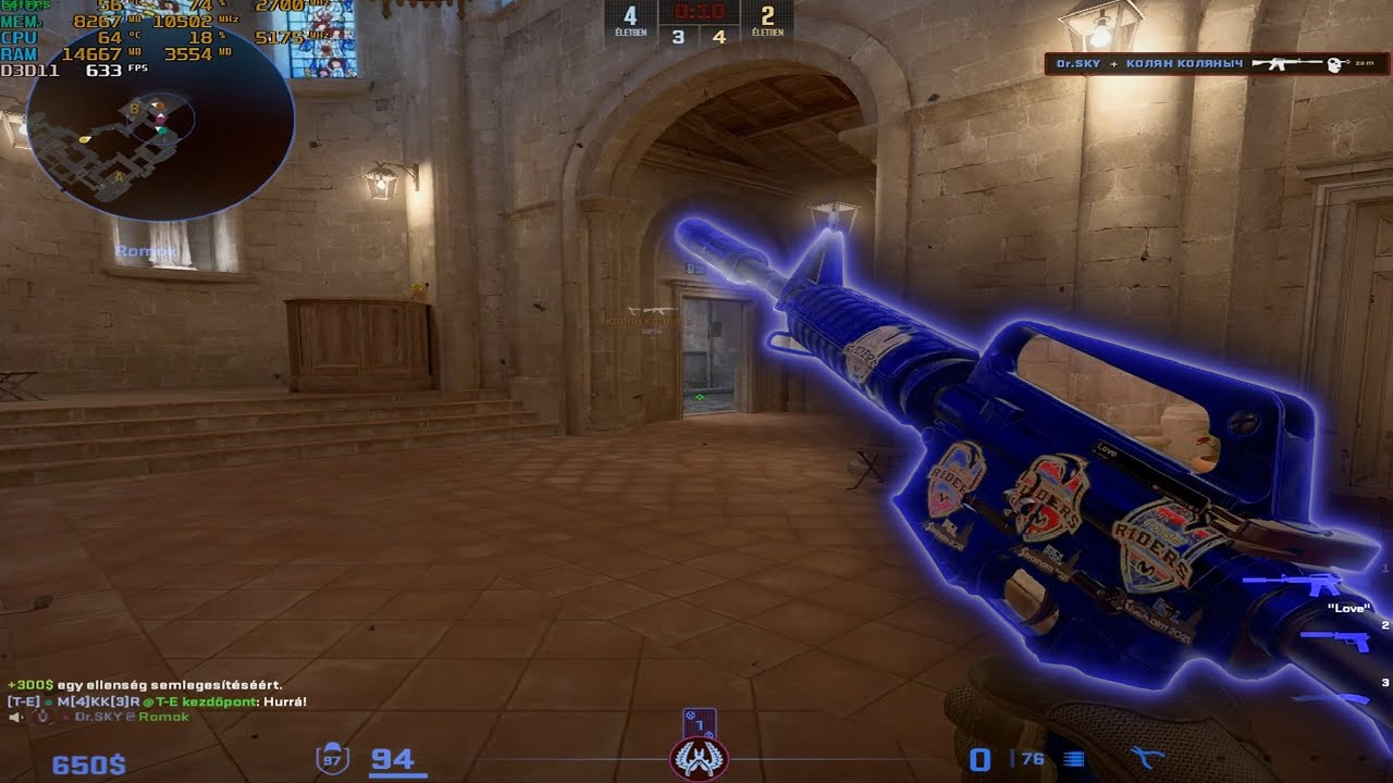 CS2 | Inferno | 28kills és 2518 sebzés | RTX 4090 |