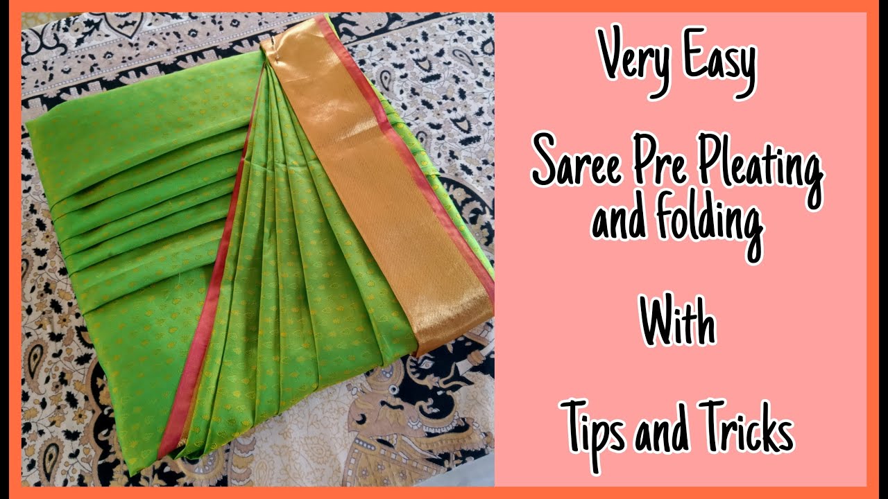 Saree Pre Pleating| Saree Draping| Ready Pleated Saree| Saree Wear