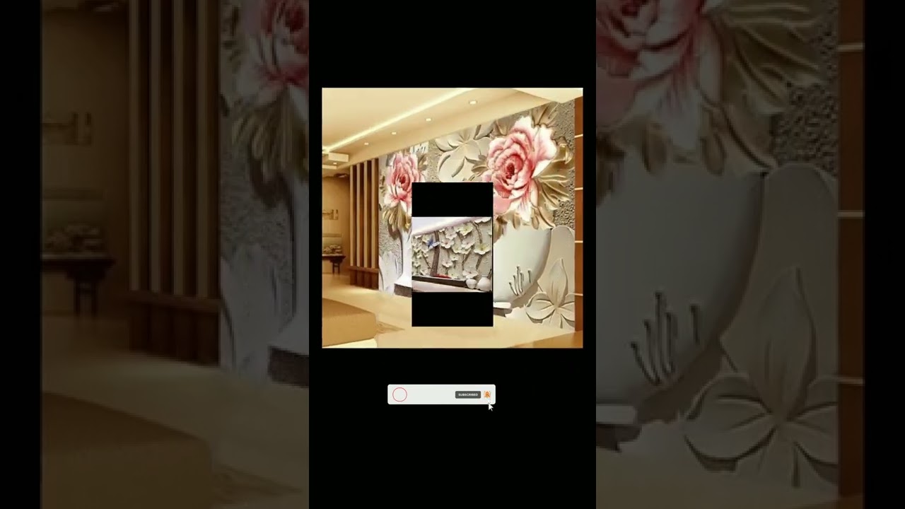 best POP design and wallpaper design for ceiling room decoration design