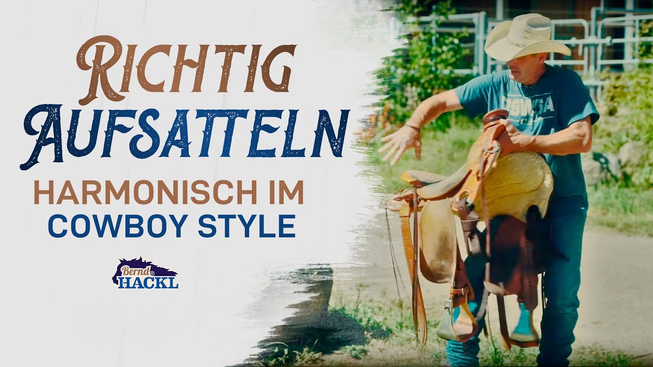 OHNE Schwitzen: Richtig AUFSATTELN wie ein COWBOY I Bernd Hackl erkl&auml;rt! 🐴