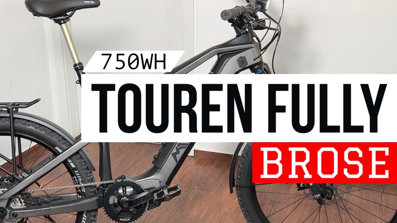 Quick Shot :  Vollgefedertes ERZBERG GT Carbon Trekkingrad 750Wh BROSE S-Pedelec Fully