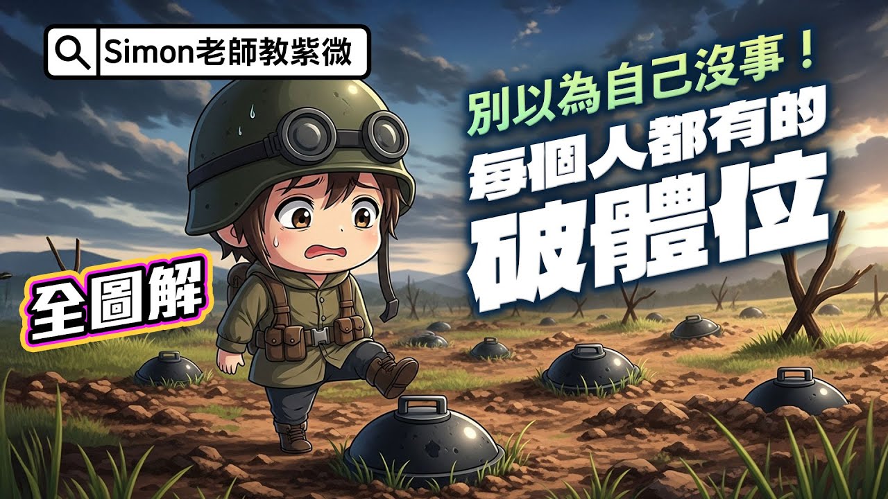 人生必經的地雷區！紫微斗數「破體位」：每個人命盤都有，走入這 10 年小心事業、感情大崩盤！(EP149)【Simon老師教紫微】