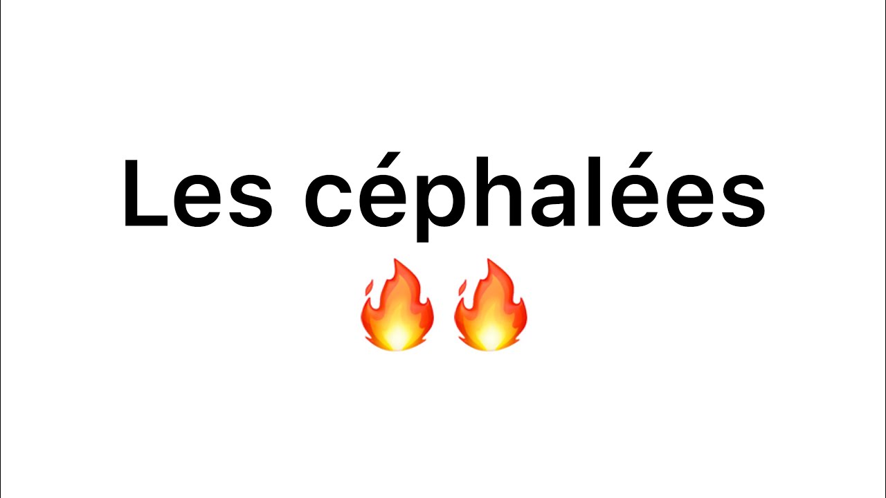 📍Les céphalées ( migraine ) | Neurologie 🔥🔥