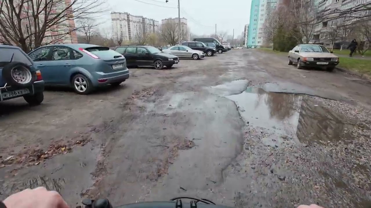 Реальный Калининград. Дворами до Летнего озера. 03.12.24