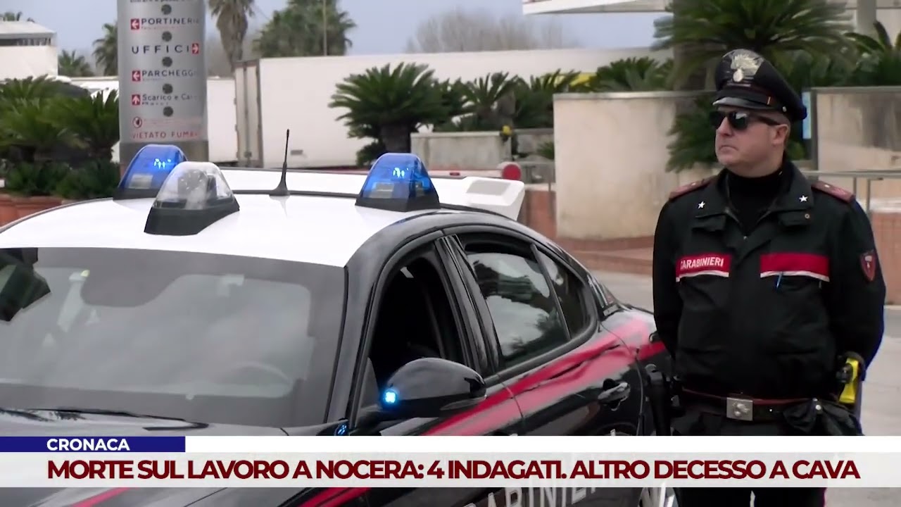 CRONACA. MORTE SUL LAVORO A NOCERA: 4 INDAGATI. UN ALTRO DECESSO A CAVA