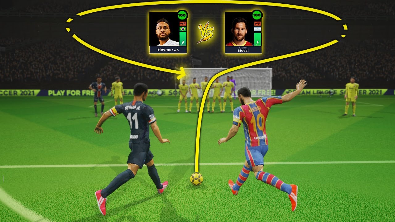DLS - Messi vs Neymar | BEST Freekick Challenge | Dream League Soccer