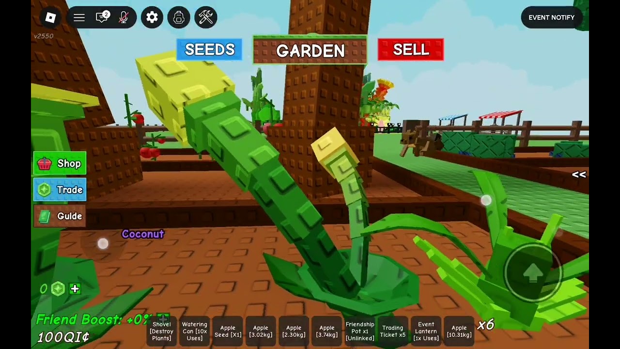 ROBLOX play Grow a Garden and Farmer's Market Full Gameplay Playthrough