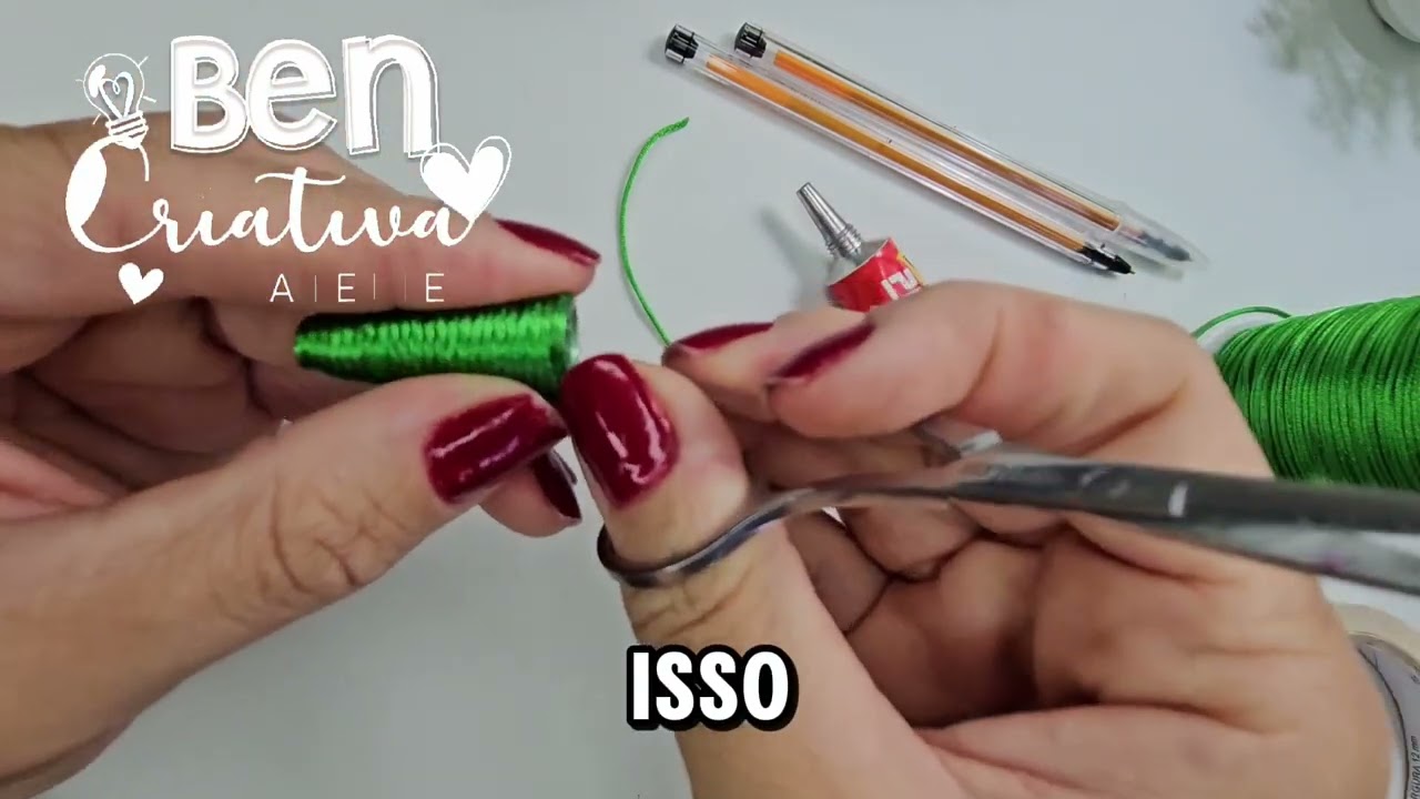 Tampa de caneta personalizada - Passo a Passo.