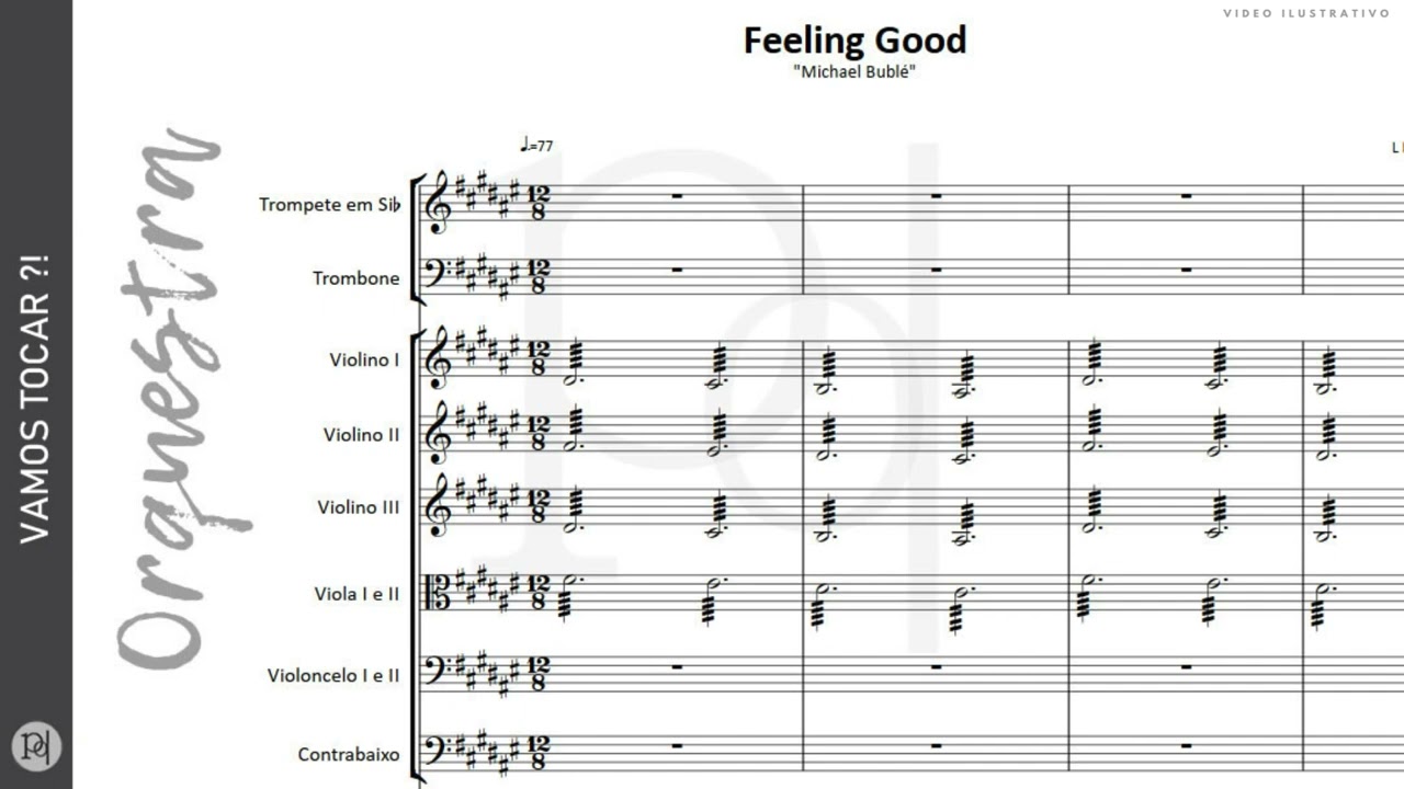 Feeling Good ♪ Orquestra | Partitura