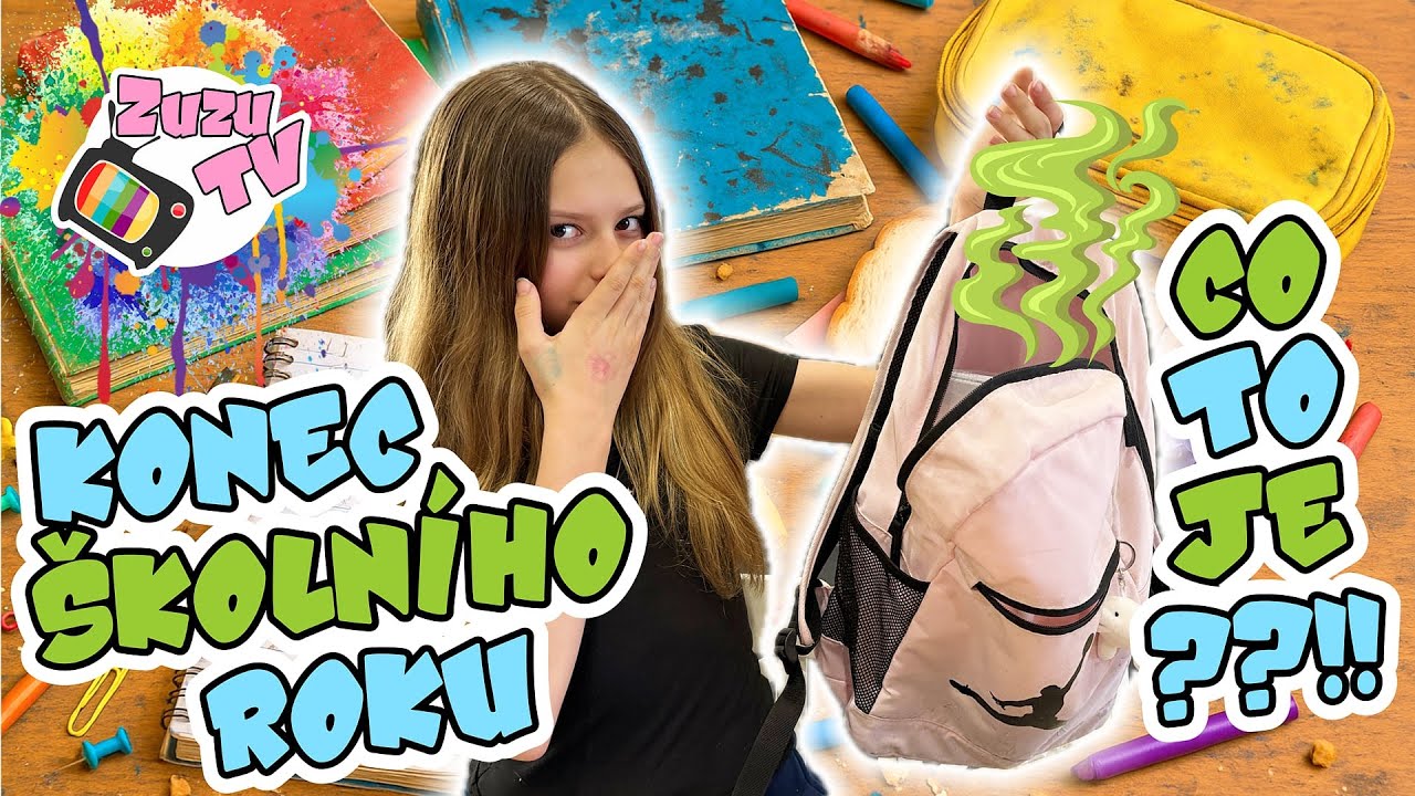 Konec &scaron;koln&iacute;ho roku = Konec M&Yacute;CH VĚC&Iacute;?! 😂🎒