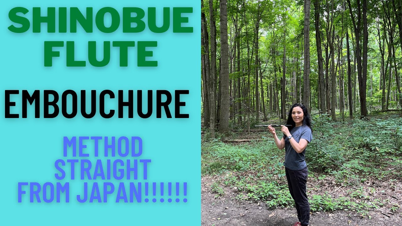 Shinobue Flute EMBOUCHURE Method Straight From Japan!!!