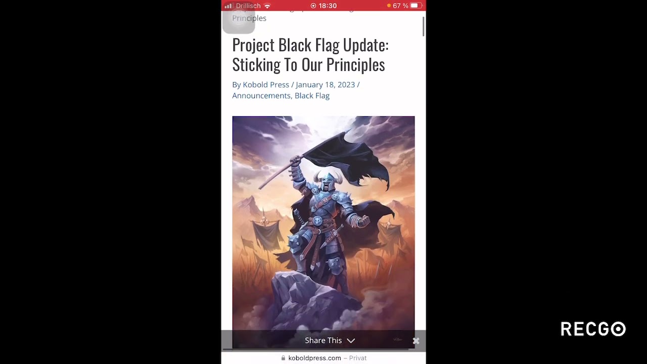OGL-Gate und Projekt Black Flag Teil 1