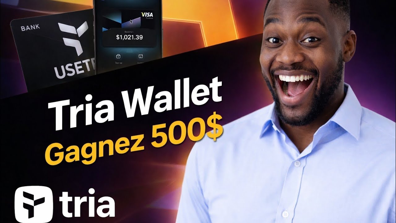 Comment gagner 500$ avec Tria Wallet ?