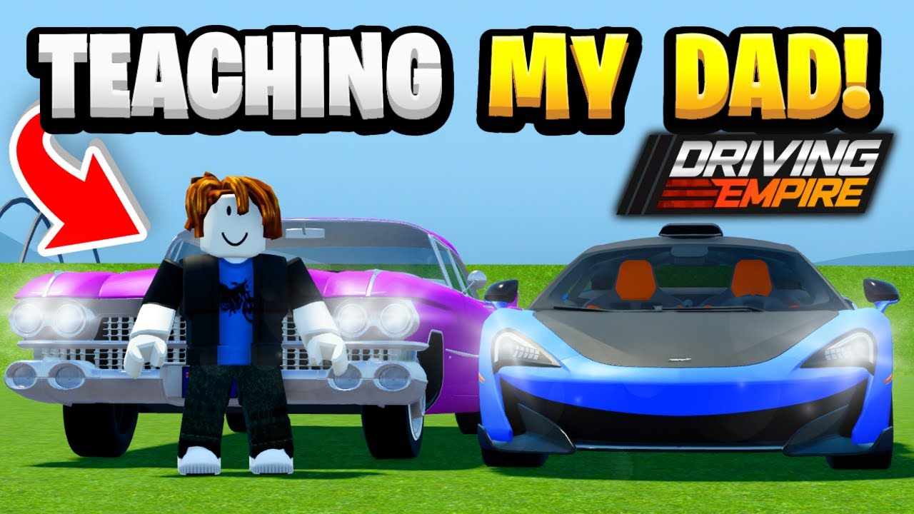 I Taught My DAD How To Play Driving Empire!