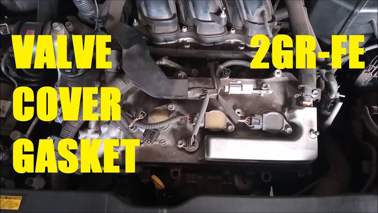 Как заменить прокладку клапанной крышки 2GR-FE — Toyota Camry 2007 года — 3,5-литровый V6