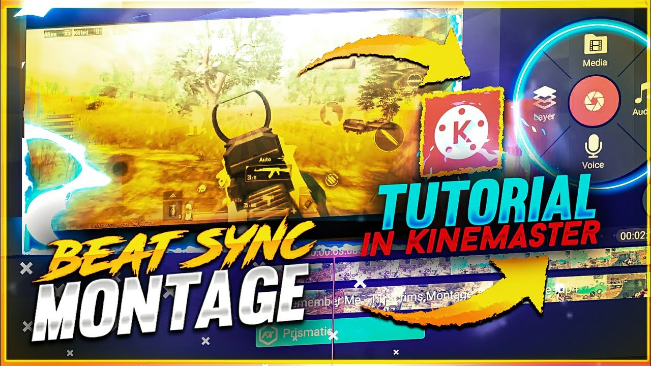 How to make BEAT SYNC montage pubg mobile in Kinemaster | pubg mobile beat sync montage tutorial