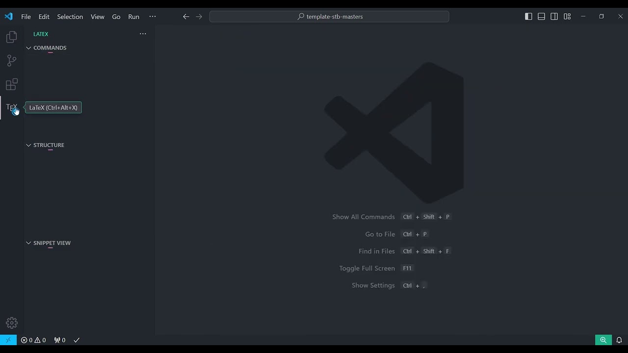 how to use VSCode for Latex