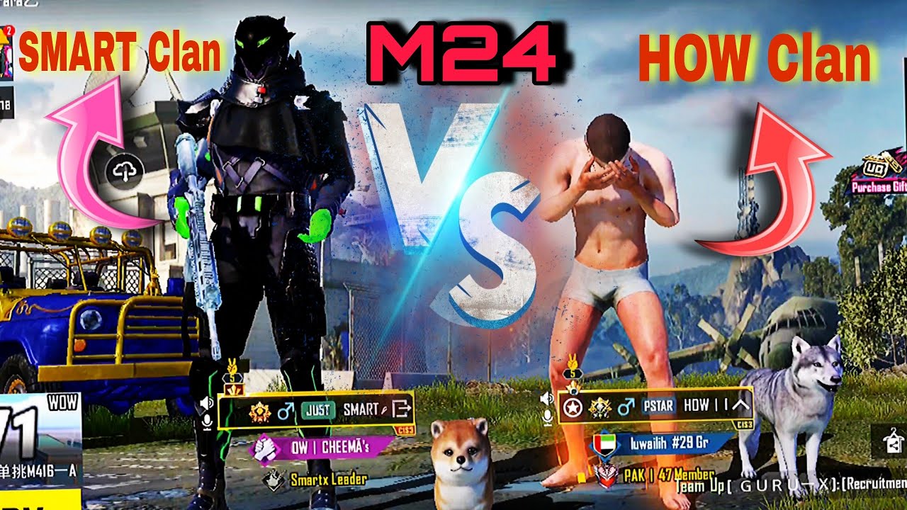 Smartx Clan Vs How Clan M24 Challenge Room - PUBG Mobile