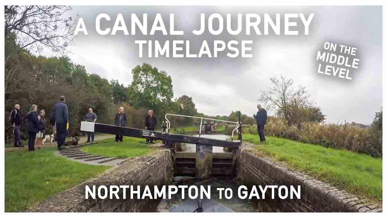 446 - Northampton to Gayton Junction  || A Narrowboat Time-Lapse On the Northampton arm of the GU