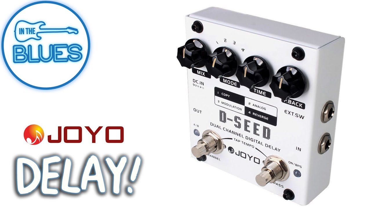 Демонстрация двухканальной педали задержки Joyo D-SEED