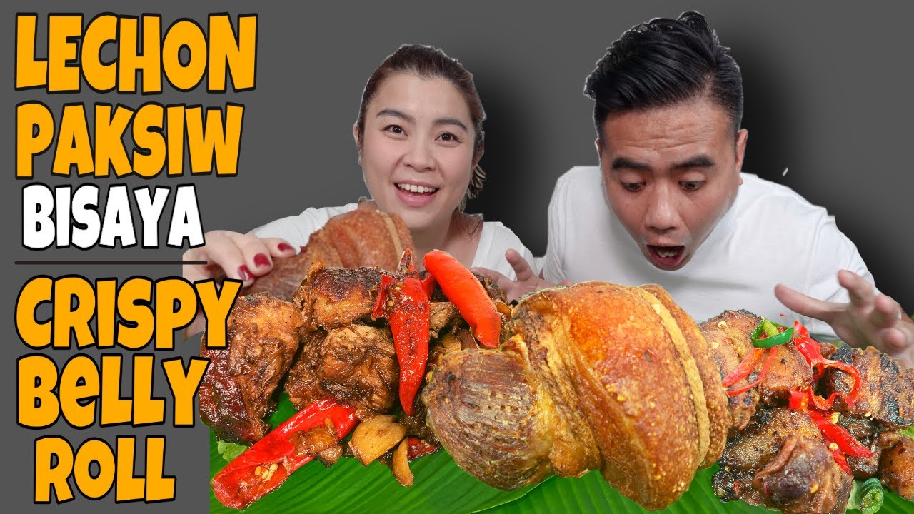 LECHON PAKSIW BISAYA VERSION & CRISPY PORK BELLY ROLL | PORK BINAGOONGAN | MUKBANG PHILIPPINES