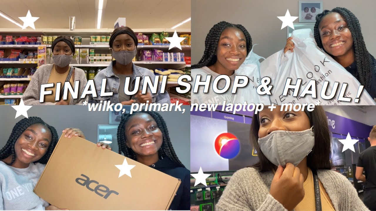 FINAL UNI SHOPPING VLOG & HAUL! *new laptops, wilko, primark & more!*