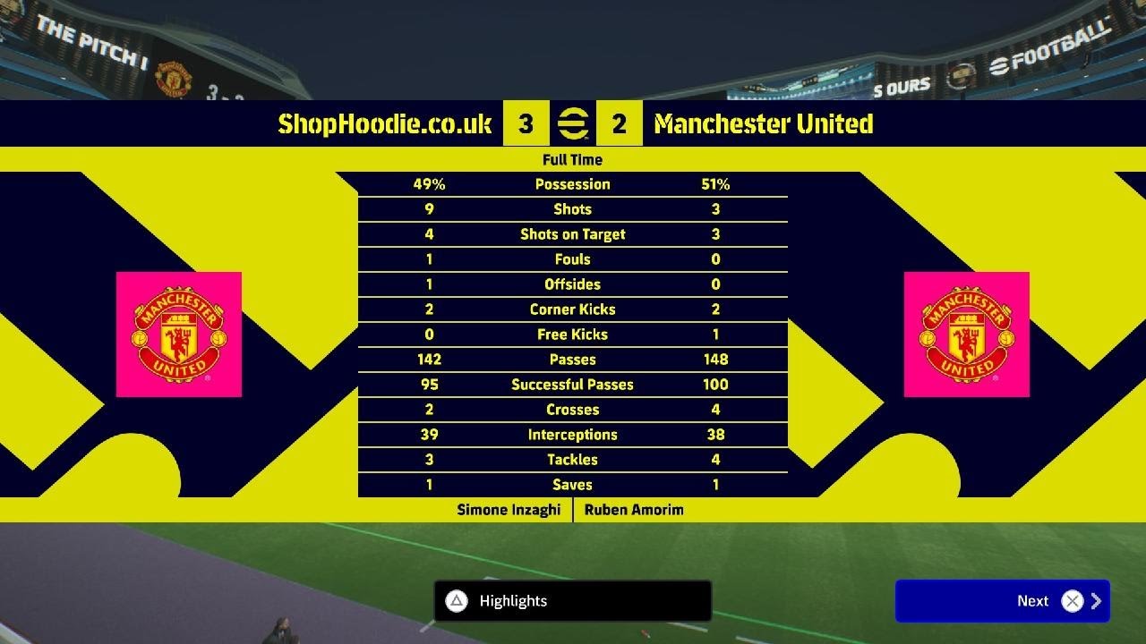 eFootball_2026 Manchester United vs Online player