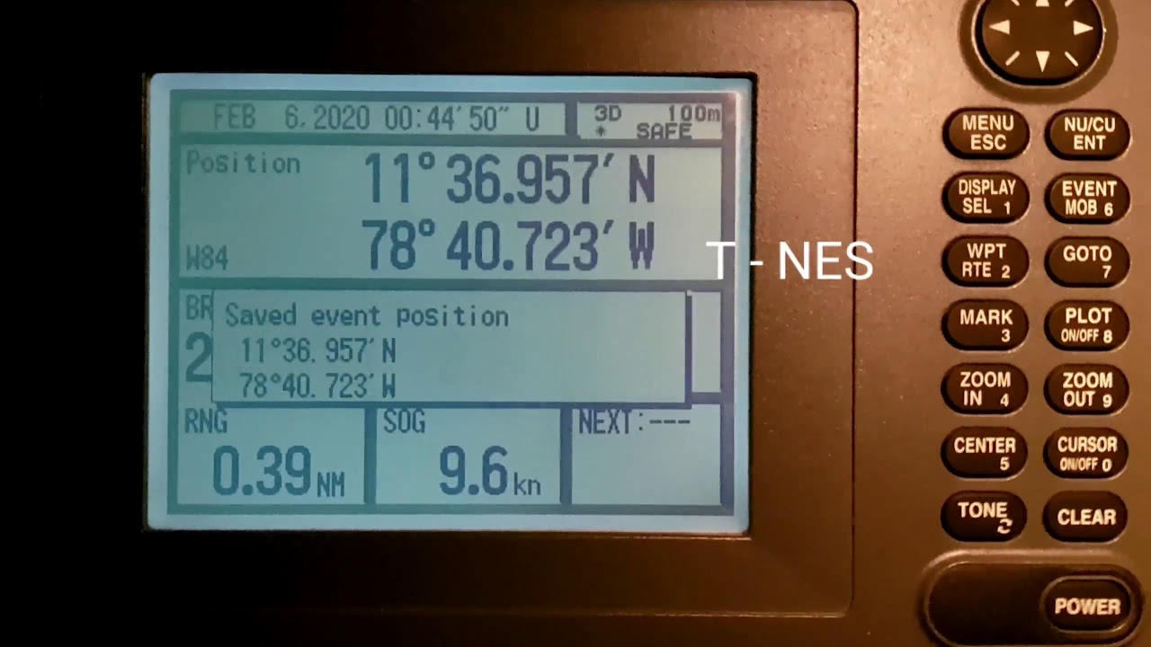 Setting Anchor watch alarm in GPS and ECDIS