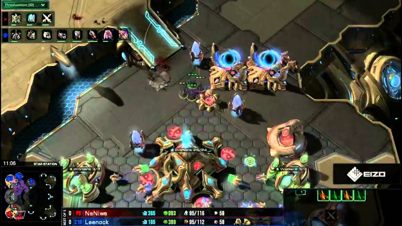 Starcraft 2 DreamHack Open 2013 - Grandfinals: Naniwa vs Leenock (Round 1)