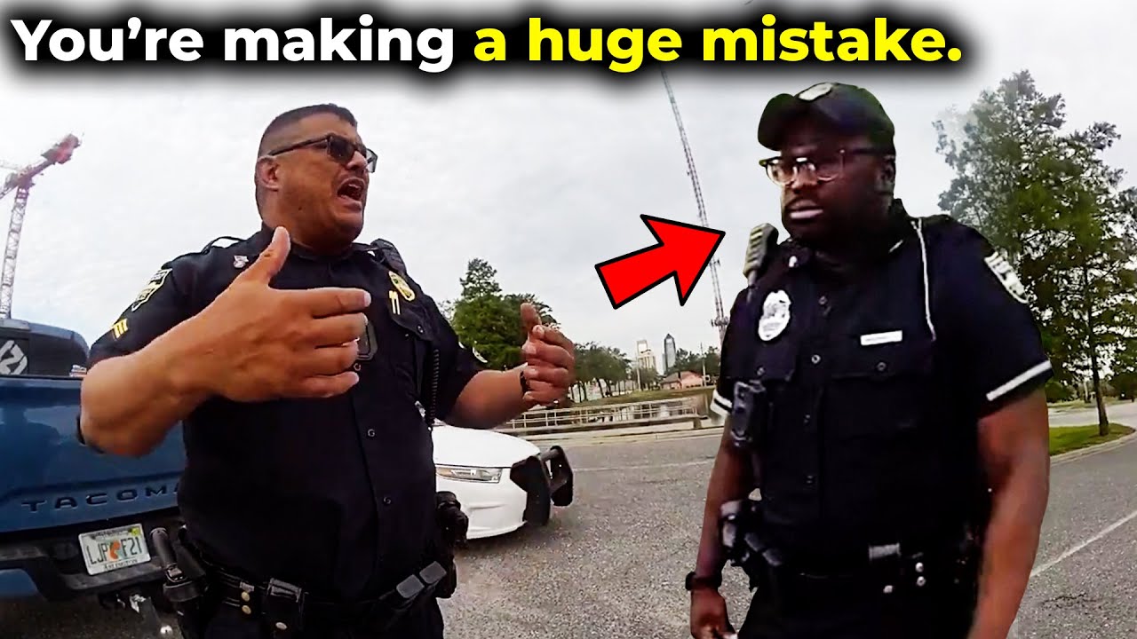 Sergeant Saves Rookie Cop from Crossing the Line!