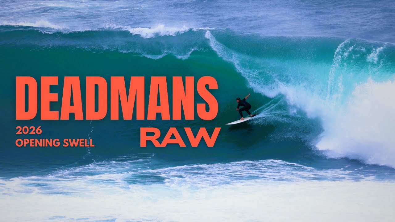 Deadmans – First Swell of 2026! | Raw Footage (4K)