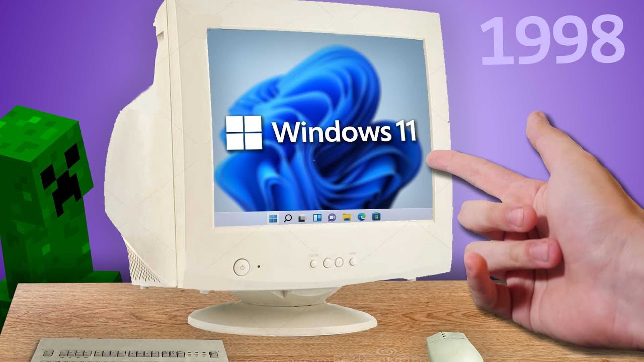 Instale Windows 11 en mi PC Antigua *1998*