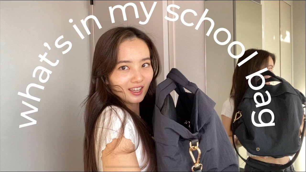 What's in my school bag? カバンの中身紹介 english ver.