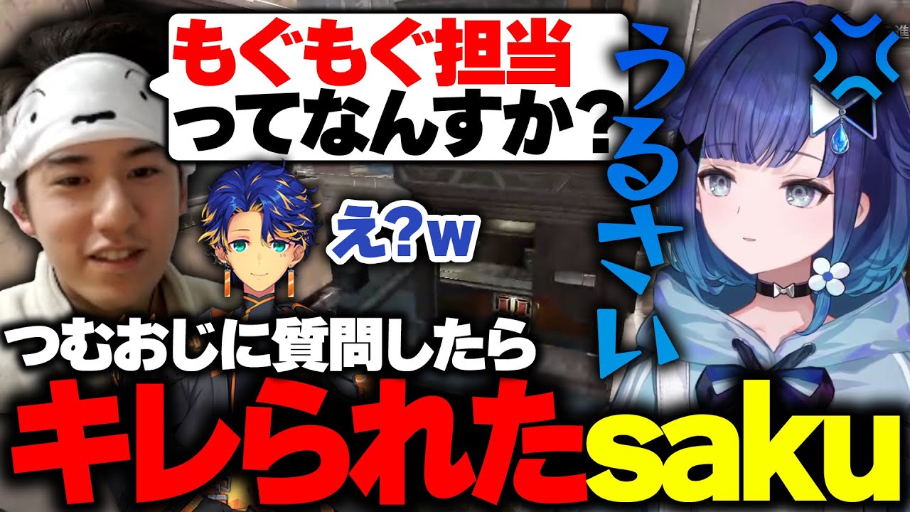 【TIE RECON CUP】つむおじに質問したら『理不尽にキレられたsaku』【APEX/saku/紡木こかげ/アステル・レダ/Riddle】