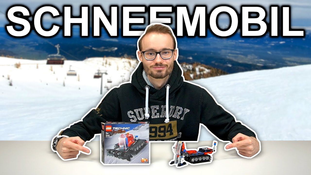 Kommt DAS an den Pistenbully ran? LEGO® Technic 42148 B-Modell Schneemobil im Review!