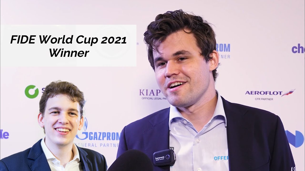 Magnus Carlsen Congratulate Duda on Winning The FIDE World Cup 2021
