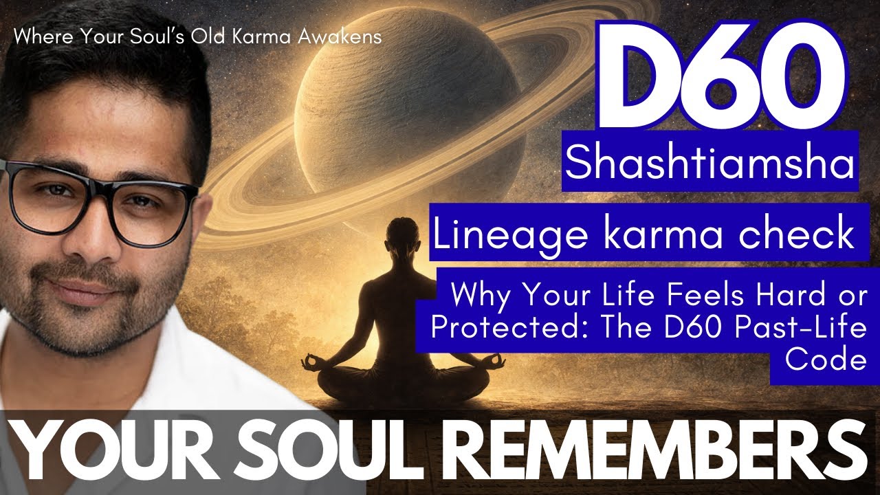D60 (Ṣaṣṭiāṁśa): The Past-Life Karma Hidden in Your Birth Chart - Comprehensive Guide @njshivoham