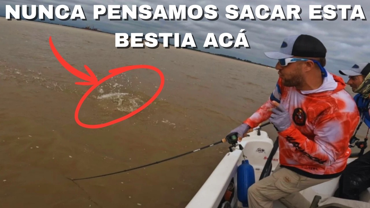 NO IMAGINAMOS SACAR ESTA BESTIA EN ESTE LUGAR 🔥 MUCHO PIQUE 🎣 PESCA DE DORADOS