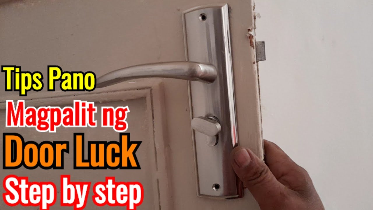 Tips Pano Magkabit ng Door Luck || Double Handle Door Luck Installation