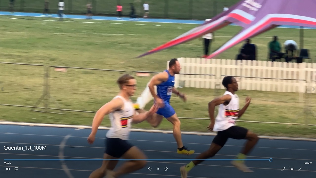 Quentin Shane's 1st 100M Sprint